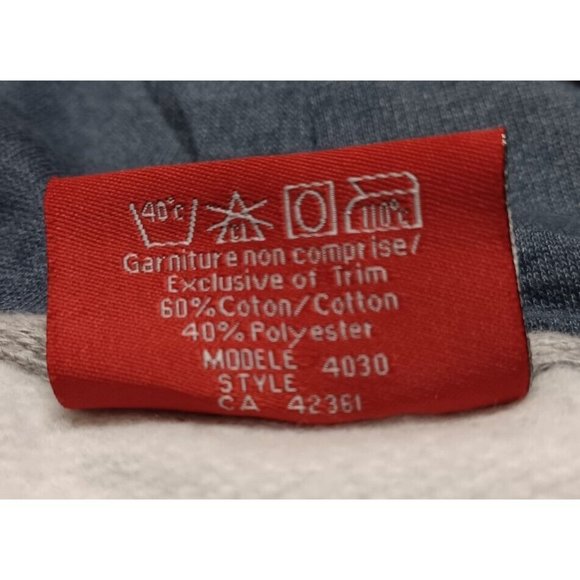 Northern Souvenirs Mens Gray Two-Tone Minnesota Outting Full Zip Hoodie Sz M - Picture 5 of 9